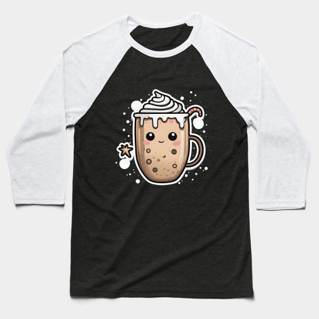 cute chot chocolate Baseball T-Shirt by CAFFEIN